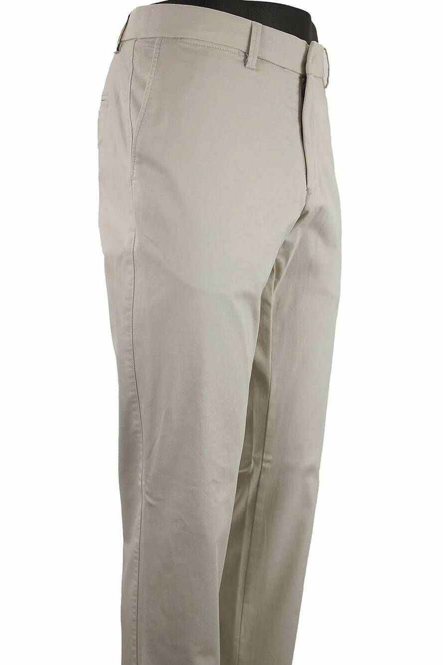 NEW BALLIN men's cashmere touch pima cotton sateen stretch chino pant in stone